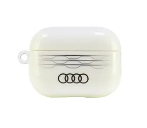 Audi IML Geometric Pattern biela / Puzdro / Apple AirPods Pro 2