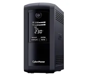 CyberPower Value Pro séria GreenPower UPS čierna / 1000VA / 550W / 6x IEC C13 / LCD