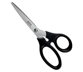 Leitz Nožnice z nerezovej ocele 185 mm čierne / Nožnice / šírka 78 mm / hĺbka 12 mm