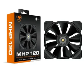 COUGAR MHP 120 LED čierna / Ventilátor / 120 mm / 1 ks / 2000 RPM / 82,48 CFM / 34,5 dB