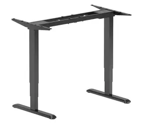 Equip Elektrická výškovo nastaviteľná stolná podnož čierna / Stolný podnož / 62-126 cm / nosnosť 125 kg / 2 motory