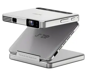 Aurzen Zip strieborná / Projektor / DLP / 720p / 100 ANSI lm / Batéria 5000 mAh / Wi-Fi zrkadlenie