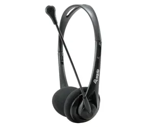 Equip Stereo headset s mikrofónom čierna / Slúchadlá / Drôtová / 2x Jack 3,5 mm / 32 Ohm