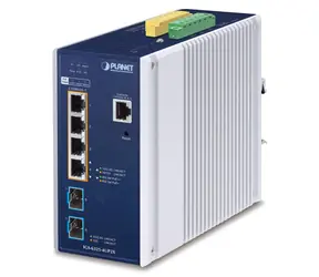 Planet IGS-6325-4UP2X / Switch priemyselný / L3 / 4X 2.5Gb / 2x 10Gb SFP+ / PoE 802.3bt 360W / -40 až 75 ° C / IP30