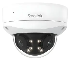 Reolink Duo Series P757 / vonkajšia IP kamera / 16MP / PoE / 180 ° duálny objektív / farebné nočné videnie / IP67