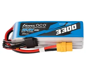Gens Ace G-Tech 3300mAh 22,2 V 60C / Akumulátor Li-Po / 6S1P / Konektor XT90 / 526 g