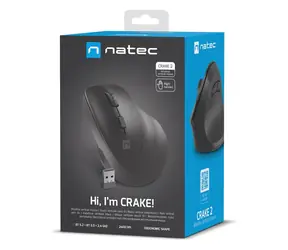 Natec Crake 2 čierna, pre pravákov