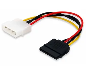 Equip Napájací kábel Molex-SATA 15-pin / Napájací kábel / 0,15 m