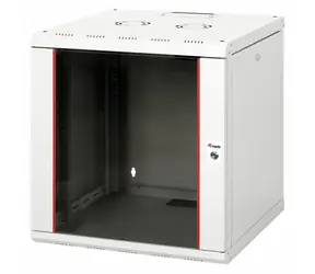 Equip nástenný rozvádzač 12U 600×600 mm sivá / Nástenný rozvádzač / 19" / Sklenené dvere / Pasívne chladenie