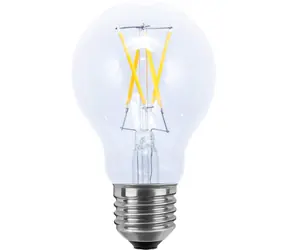 SEGULA 55327 / LED žiarovka E27 / A-tvar číra / 3,2 W / 330lm / 2700K / stmievateľná