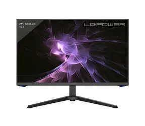 27" LC-Power LC-M27-QHD-180 čierna / Monitor / IPS / QHD 2560×1440 / 180Hz / 1ms / 2xDP+2xHDMI