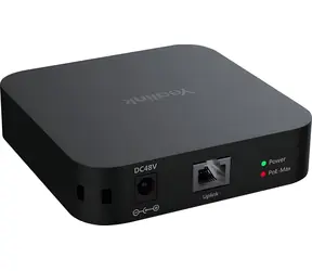 Yealink SFT-RCH40 / PoE injektor / 4 porty / IEEE 802.3 AF/at / 48 V