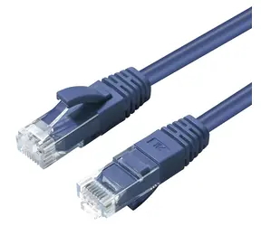 MicroConnect CAT6a U/UTP 2m modrá