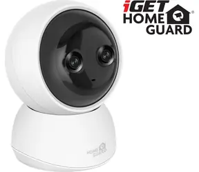 iGet HOMEGUARD HGWIP222 / WiFi IP 2K kamera / dual lens / nočné videnie / rotačný / microSD slot