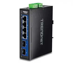 Trendnet TI-G5062 / Switch / 4X 2,5 G RJ-45 / 2x SFP+ 10G / priemyselný / DIN lišta / unmanaged