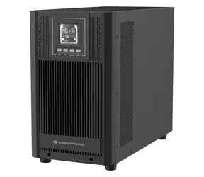 Conceptronic UPS Online Tower 3000VA/2700W čierna / Záložný zdroj / Online / 4X Schuko / USB, RS-232