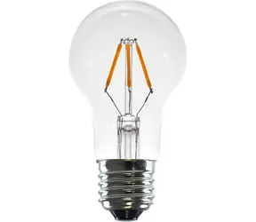SEGULA LED A-Form číra 24V DC / Žiarovka / E27 / 3 W (22 W) / 210 lm / 2700 K / stmievateľná