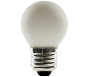 SEGULA LED Golfball 3,3W opal-matná / LED žiarovka / E27 / 200 lm / 2000-2700 K / stmievateľná