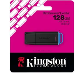 Kingston DataTraveler Exodia 128GB čierna / Flash disk / USB 3.2 Gen 1 / USB-A