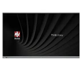 75" Avtek TS 8.1 Easy čierna / Interaktívny dotykový panel / 4K UHD / Android 13 / 20 bodov multi-touch / OPS slot