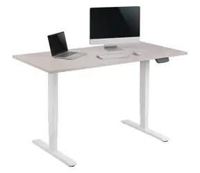 Equip Elektrická podnož stola Dual Motor biela / Podnož stola / nosnosť 125 kg / výška 62-128 cm / šírka 100-170 cm