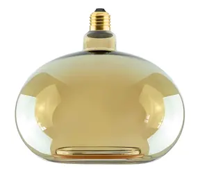 SEGULA LED Floating Oval 200 zlatá / Žiarovka / E27 / 4,5 W (28 W) / 300lm / 2200K / stmievateľná