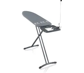 Leifheit Air Board Express M čierna 72489 / Žehliaca doska / 120 x 38 cm / výška do 98 cm / paropriepustný poťah