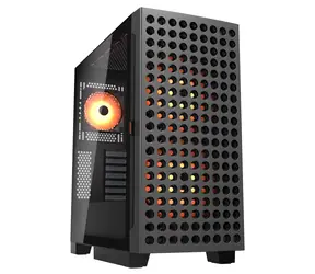 COUGAR Airface ECO RGB čierna / PC skriňa / Midi Tower / ATX / micro-ATX / Mini-ITX / ARGB / bez zdroja