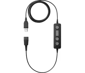 JABRA Link 260 čierna / Ovládač k náhlavnej súprave JABRA / QD-USB / MS
