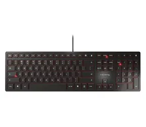 Cherry KC 6000 SLIM čierna / Klávesnica / US-ENG layout / drôtová