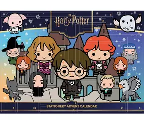 PYRAMID Adventný kalendár Harry Potter / Adventný kalendár / 24 okienok / Papierenské doplnky