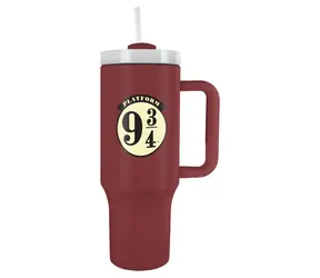 PYRAMID Cestovný hrnček so slamkou Harry Potter Nástupište 9 a 3/4 / Hrnček / 1150 ml / Slamka