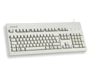 Cherry G80-3000 MX Brown šedá / Kancelárska klávesnica / drôtová / USB / US layout