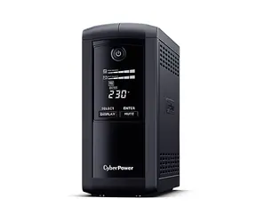 CyberPower VP700ELCD čierna / Záložný zdroj UPS / Line-interactive / 700 VA / 390 W / LCD displej
