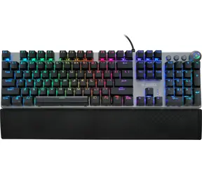 ibox Aurora K-4 KRGD Red Switch čierna / Herná klávesnica / Mechanická / RGB podsvietenie / USB / 1,6 m