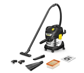 Kärcher WD 4 S Go!Further / Viacúčelový vysávač s príslušenstvom / 1100W / 20 L / Mokré a suché vysávanie