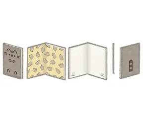 Pyramíd Plyšový blok Pusheen DPL10 / Krúžkový zošit / plyšové dosky