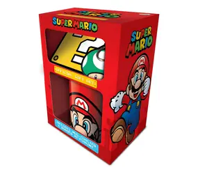 Pyramíd Darčekový set Super Mario / Darčekový set / hrnček 315 ml + kľúčenka + podtácok