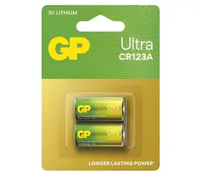 GP Ultra CR123A / Lítiová batéria / 2 ks