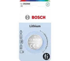 BOSCH CR2450B1/00 / Gombíková batéria / lítiová / 3V / 1 ks / v blistri
