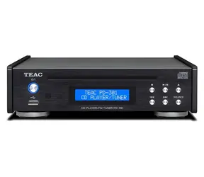 Teac PD-301DAB-X čierna / CD prehrávač / Slot-in mechanika / DAB+/FM tuner / USB / Diaľkové ovládanie