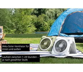 Unold 86517 šedá / Solárny ventilátor / Li- POL batéria / nabíjací kábel / 10 W