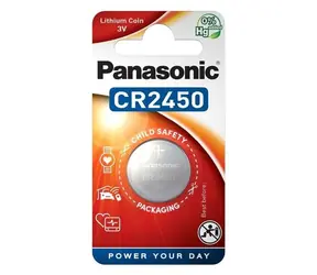 Panasonic CR-2450EL/1B / Gombíková batéria / Lítiová / 3 V / 1 ks / v blistri