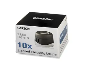 Carson LH-50 VersalLoupe / Lupa / LED / 10x zväčšenie / zaostriteľná