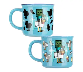 PALADONE Meniaci hrnček Minecraft Chicken Jockey / Keramický / Licenčný design