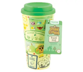 PALADONE Animal Crossing Travel Mug / Uzatvárateľný cestovný hrnček / 450 ml