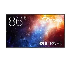 86" Optoma N3861K čierna / Komerčný panel / 4K UHD / Android 11 / 24/7 / HDMI