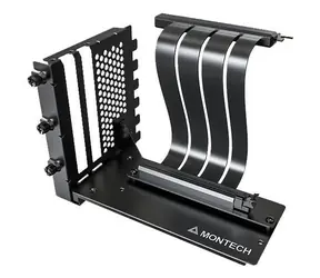 Montech Vertical GPU Mounting Kit + PCIe 4.0 riser kábel čierna / 20 cm