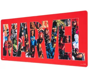 Pyramíd Herná podložka MARVEL - Logo / Herná podložka pod myš / 800x350 mm