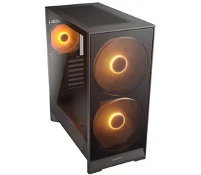 COUGAR Airface 180 čierna / Skriňa PC / Midi Tower / ARGB / tvrdené sklo / ATX